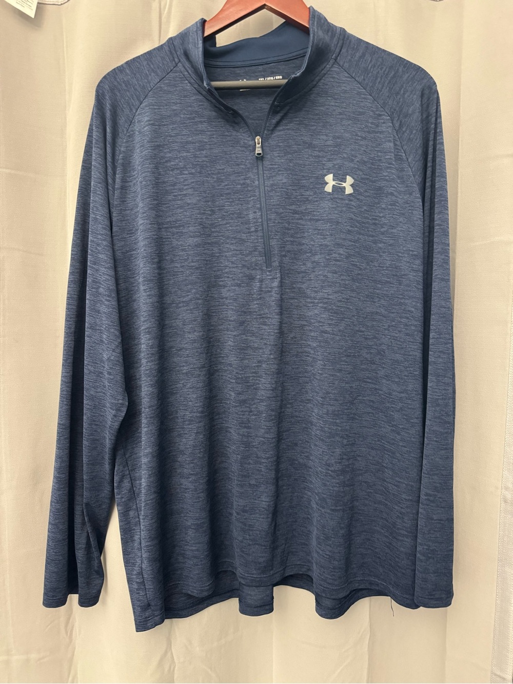 Under Armour Men’s Blue Quarter-Zip Performance Pullover - 2XL